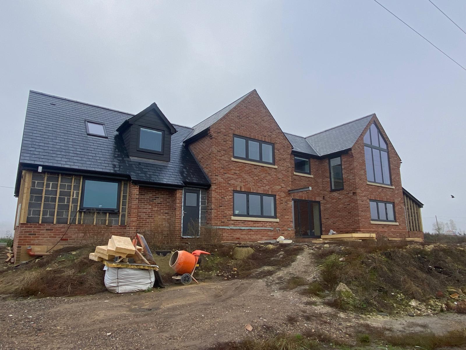 Steve's finished self-build home